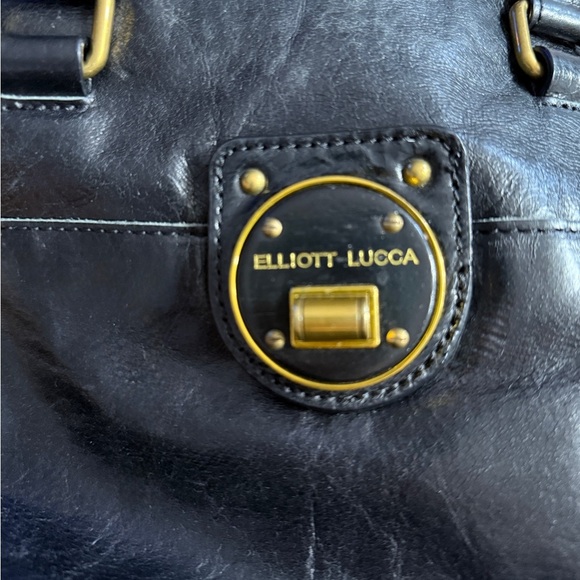 Elliott Lucca genuine leather satchel - Picture 2 of 6